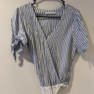 Abercrombie and Fitch Pin stripe Bodysuit